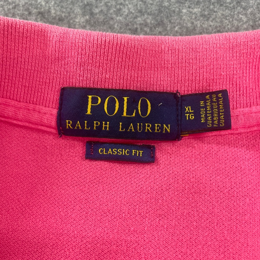 Polo Ralph Lauren Mens Shirt XL Pink Short Sleeve Classic Fit Prep Plaid - Picture 5 of 11
